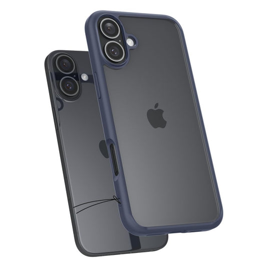 Capa para Apple iPhone 16, Spigen, Ultra Hybrid, Azul Marinho
