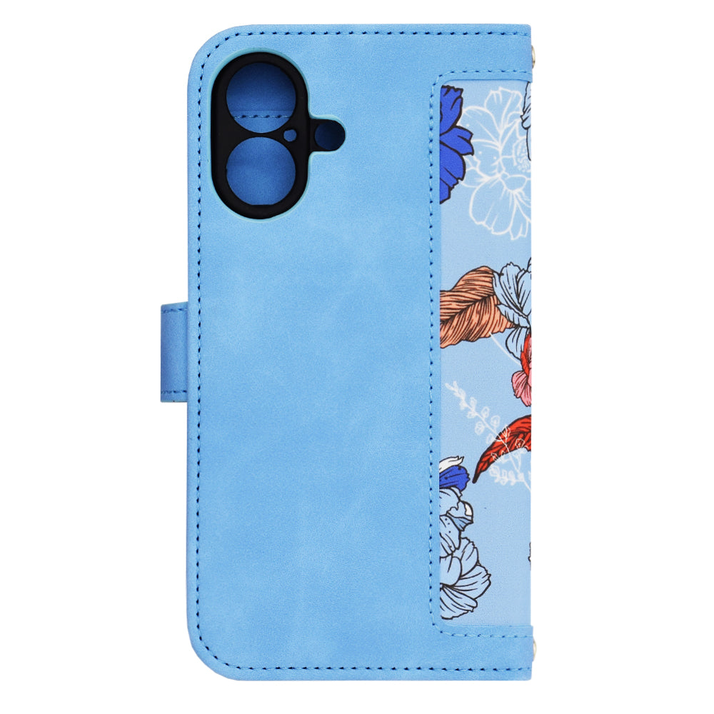 Capa para Apple iPhone 16, Techsuit, FlipCraft, Azul