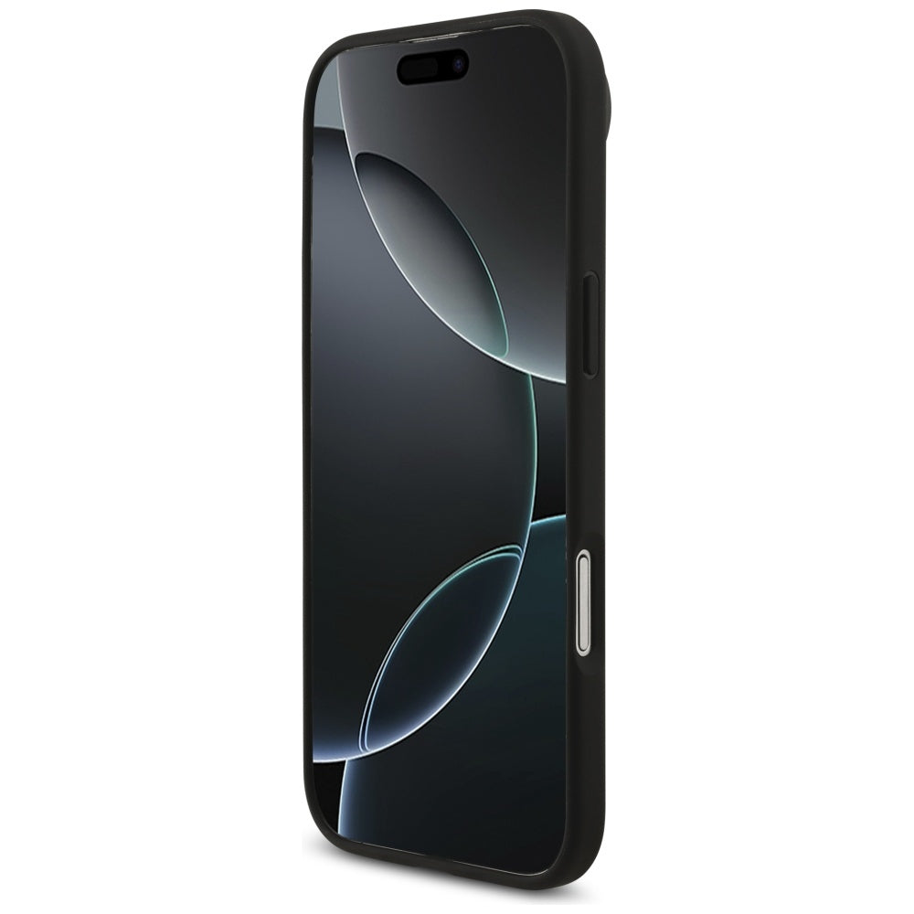 Capa para Apple iPhone 17 Air, Guess, 4G Grained Big and Classic Logo, Preta