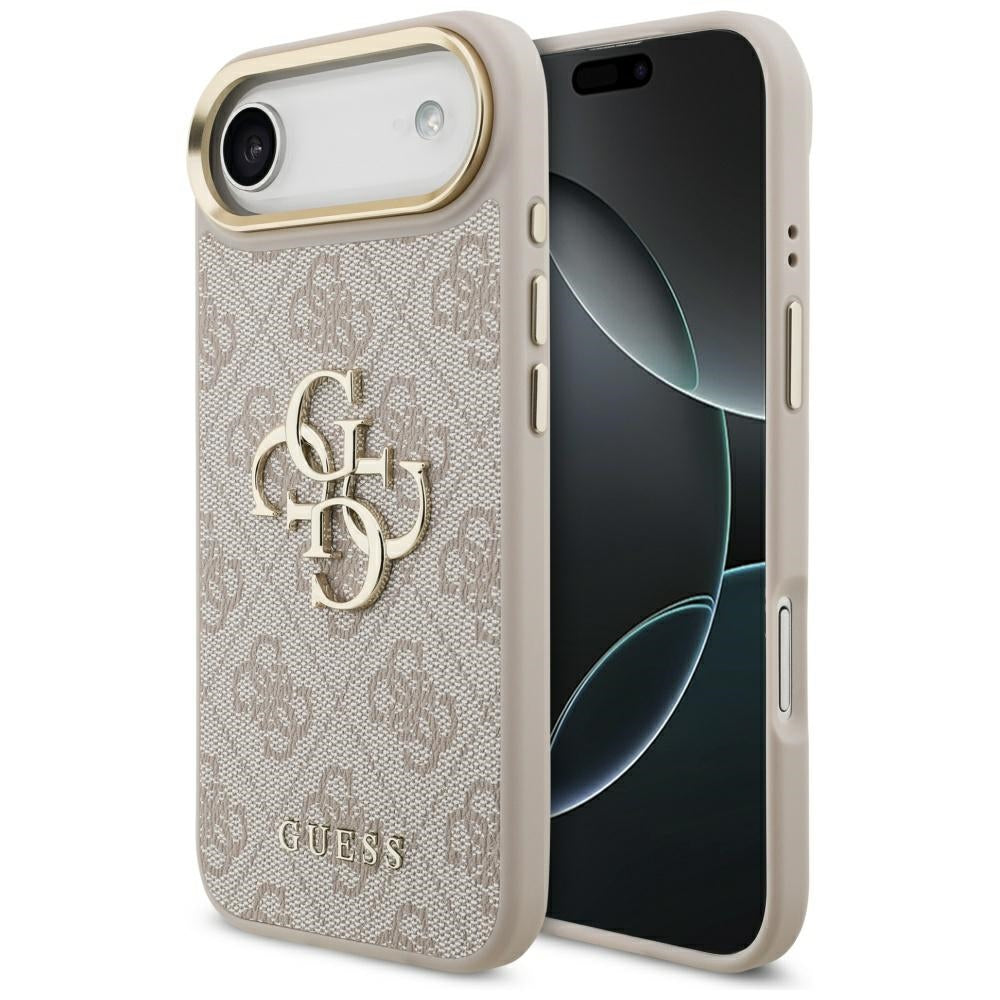 Capa para Apple iPhone 17 Air, Guess, Big 4G Logo Classic, Rosa Dourado