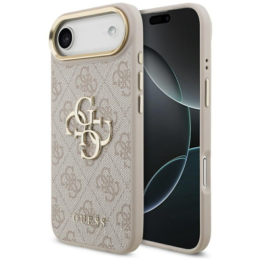 Capa para Apple iPhone 17 Air, Guess, Big 4G Logo Classic, Rosa Dourado