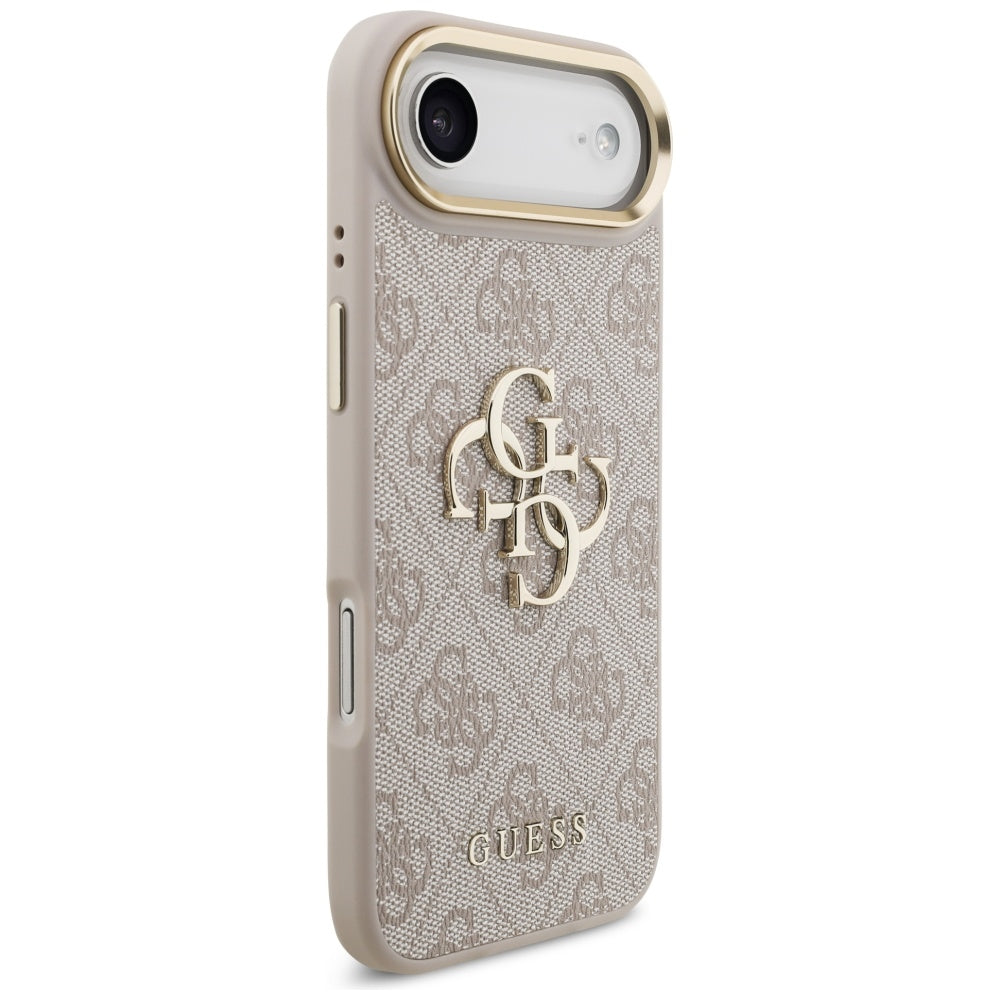 Capa para Apple iPhone 17 Air, Guess, Big 4G Logo Classic, Rosa Dourado