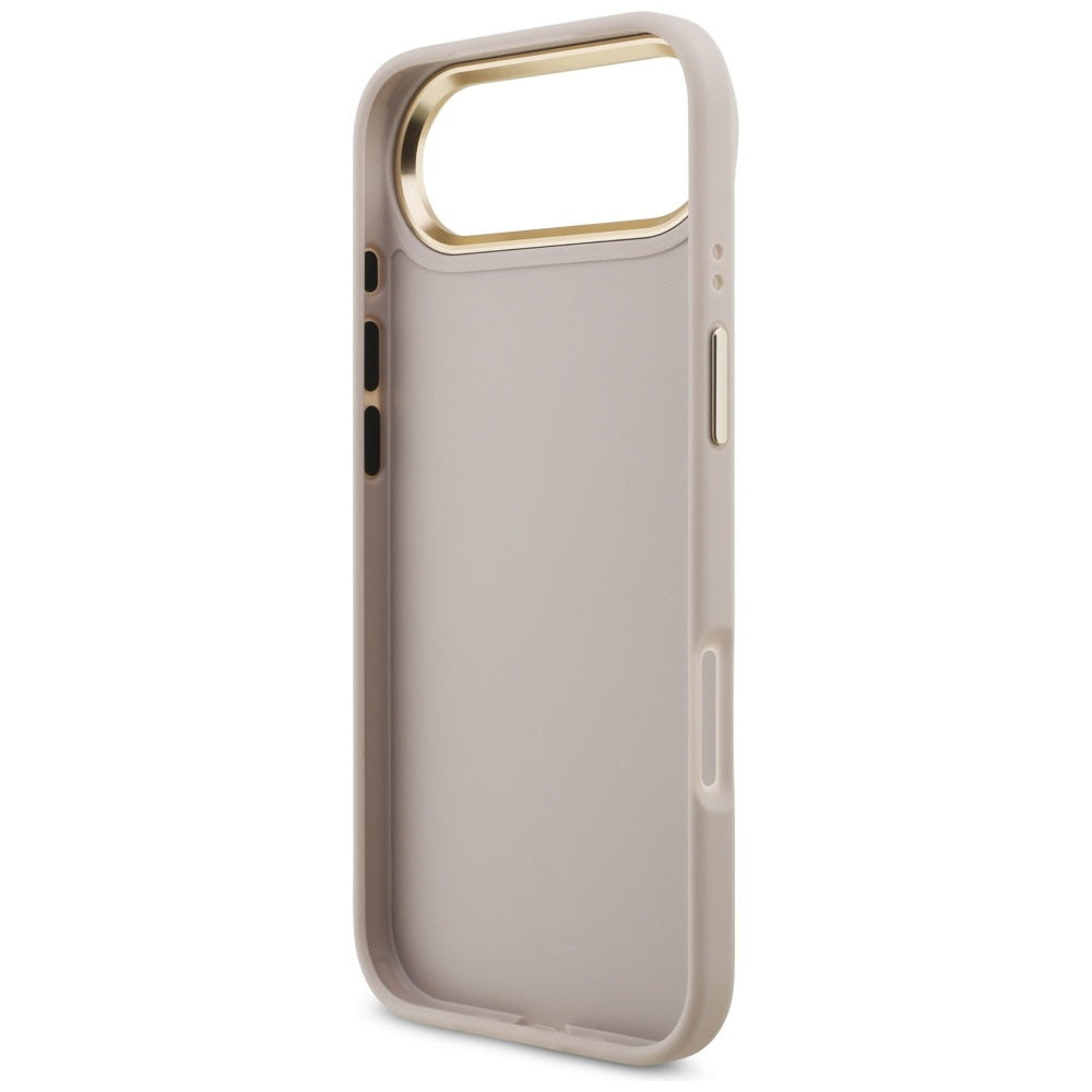 Capa para Apple iPhone 17 Air, Guess, Big 4G Logo Classic, Rosa Dourado