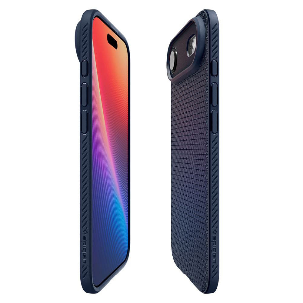 Capa para Apple iPhone 17 Air, Spigen, Liquid Air, Azul Marinho ACS10303