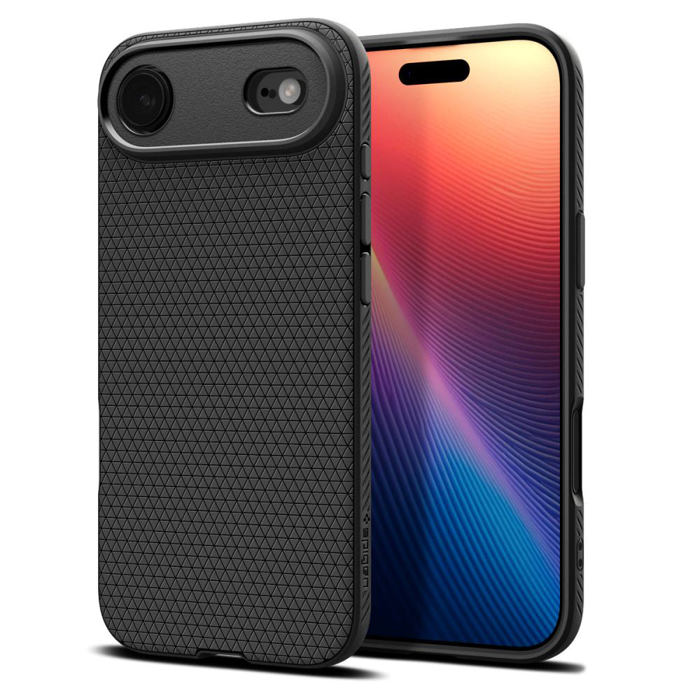 Capa para Apple iPhone 17 Air, Spigen, Liquid Air, Preta Fosca ACS10302