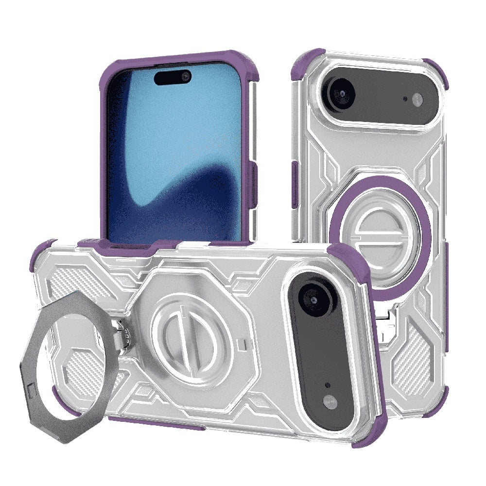 Capa para Apple iPhone 17 Air, Techsuit, Carbon Shield Pro, Roxo