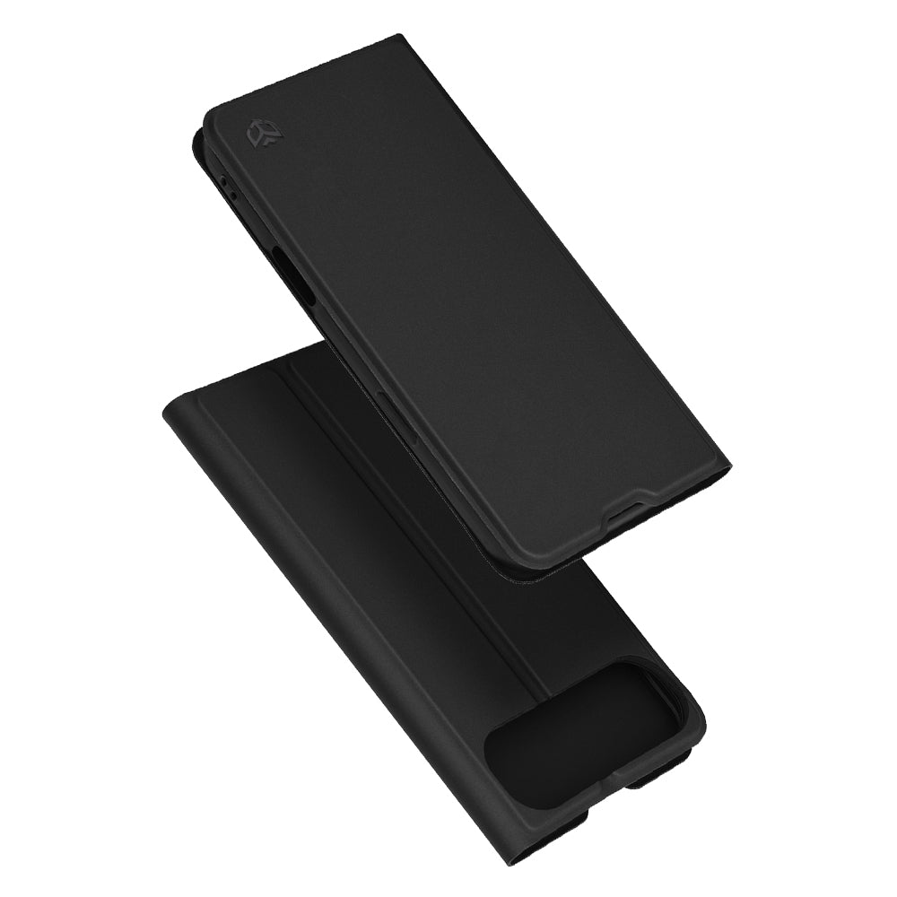 Case for Apple iPhone 17 Air, Techsuit, Magskin Book, Black