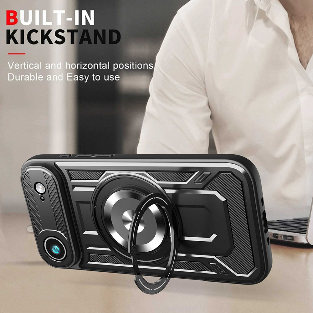 Capa para Apple iPhone 17 Air, Techsuit, RuggedCam, Preta