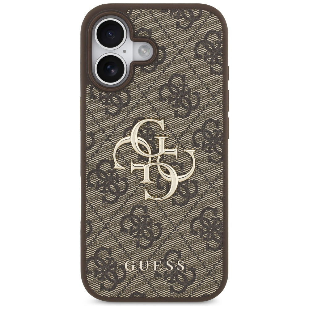 Capa para Apple iPhone 17, Guess, 4G Big Logo, Marrom