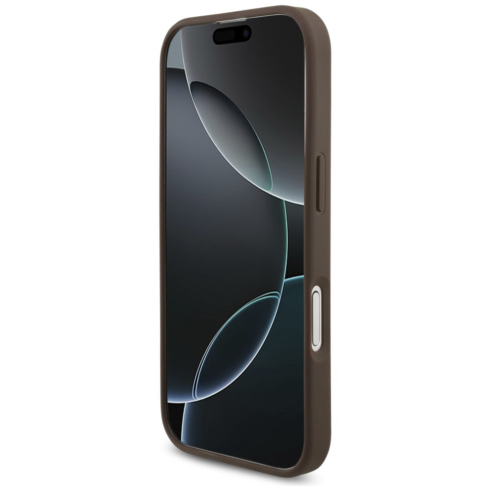Capa para Apple iPhone 17, Guess, 4G Big Logo, Marrom