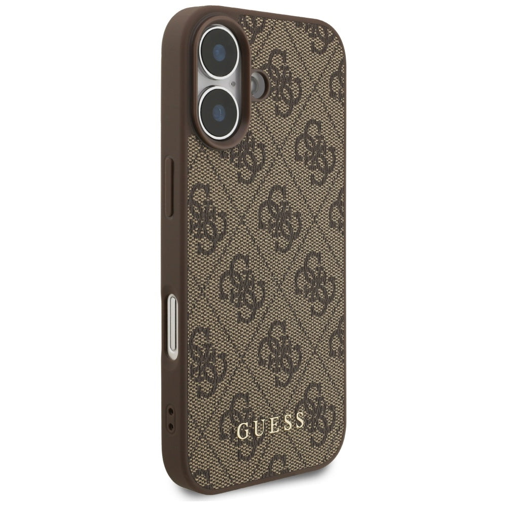 Capa para Apple iPhone 17, Guess, 4G Classic, Castanho