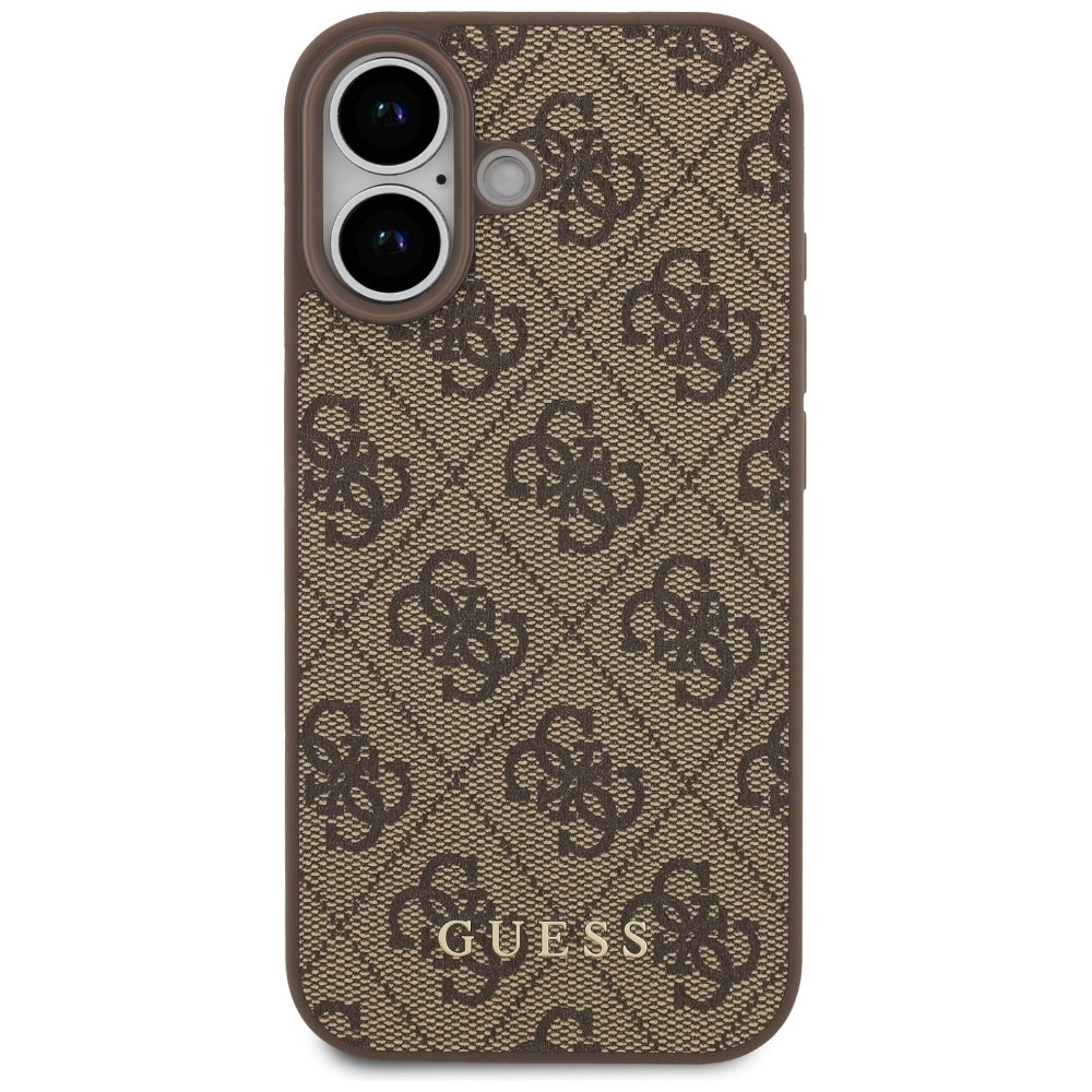 Capa para Apple iPhone 17, Guess, 4G Classic, Castanho
