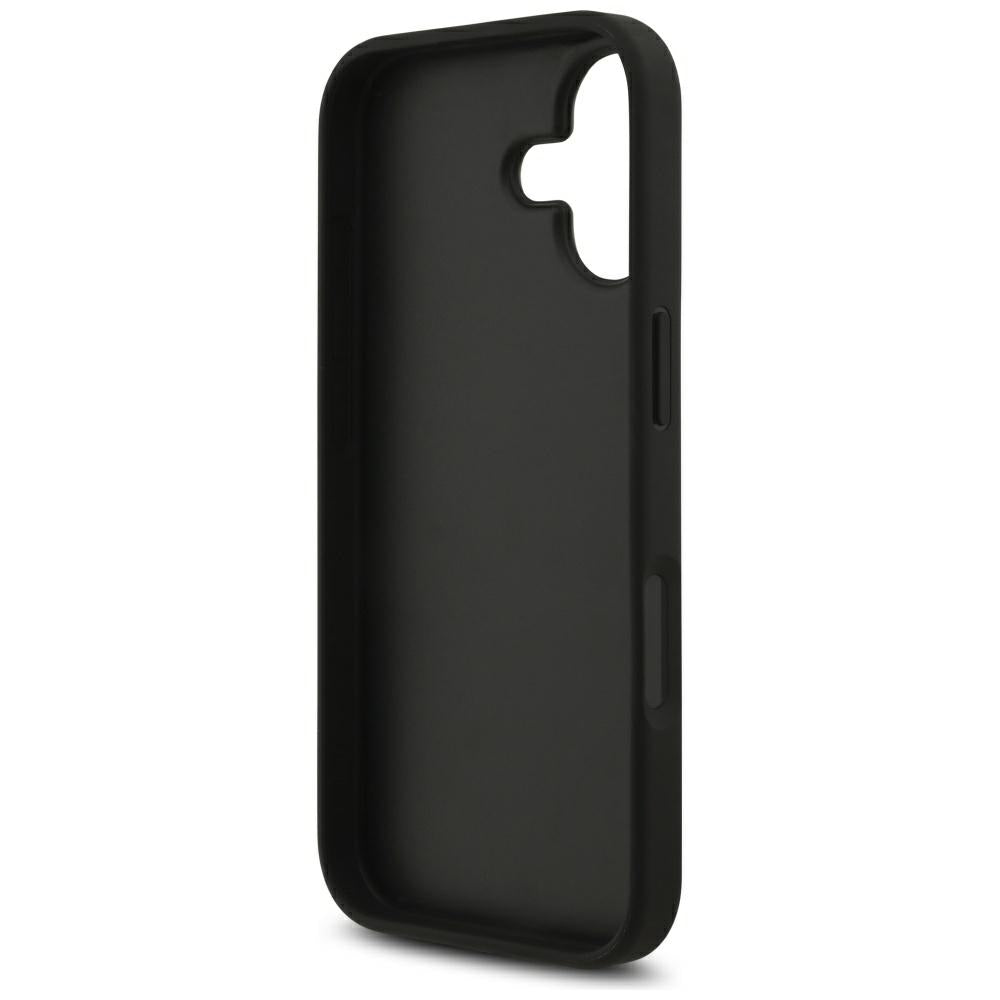 Capa para Apple iPhone 17, Guess, 4G Grained Big and Classic Logo, Preta
