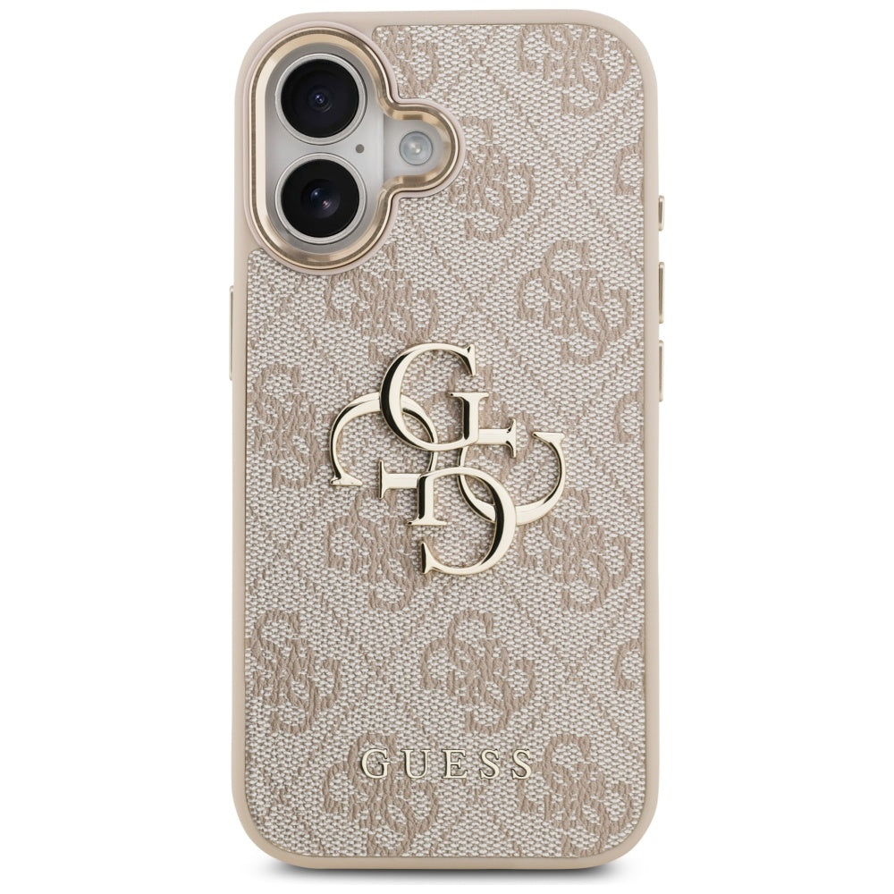 Capa para Apple iPhone 17, Guess, Big 4G Logo Classic, Rosa Dourado