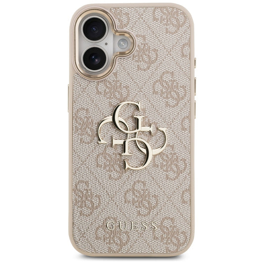 Capa para Apple iPhone 17, Guess, Big 4G Logo Classic, Rosa Dourado