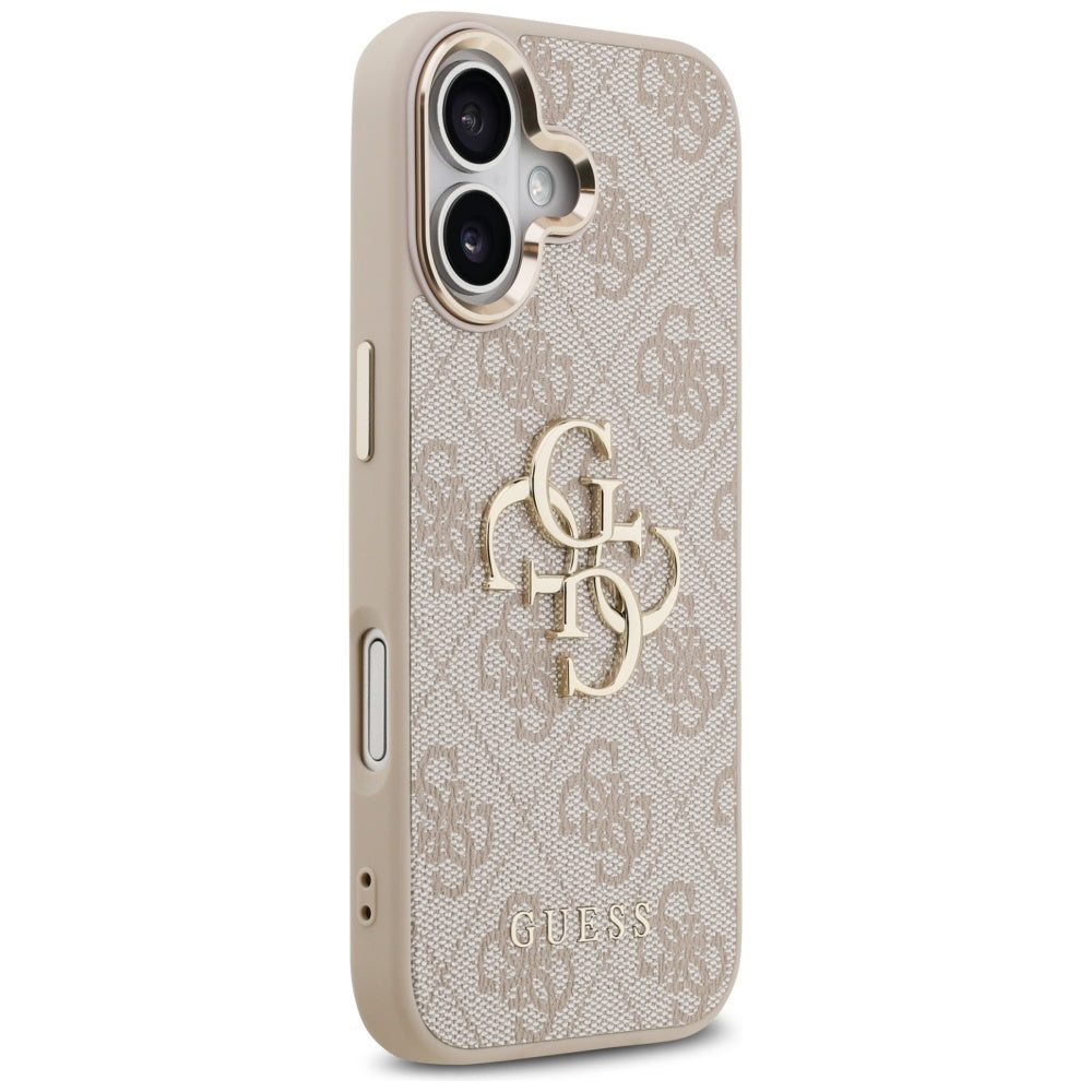 Capa para Apple iPhone 17, Guess, Big 4G Logo Classic, Rosa Dourado