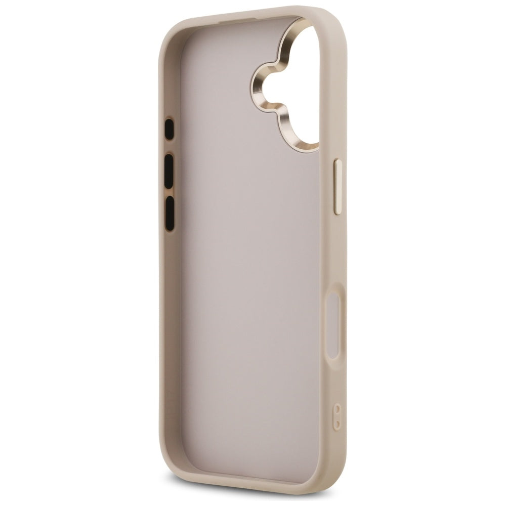 Capa para Apple iPhone 17, Guess, Big 4G Logo Classic, Rosa Dourado
