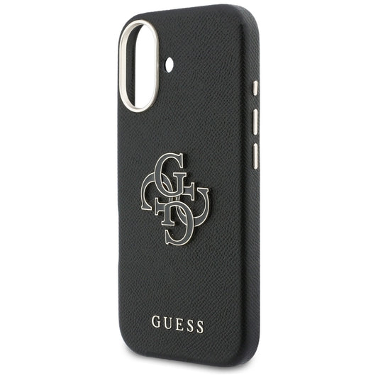 Capa para Apple iPhone 17, Guess, Resin Logo, Preta
