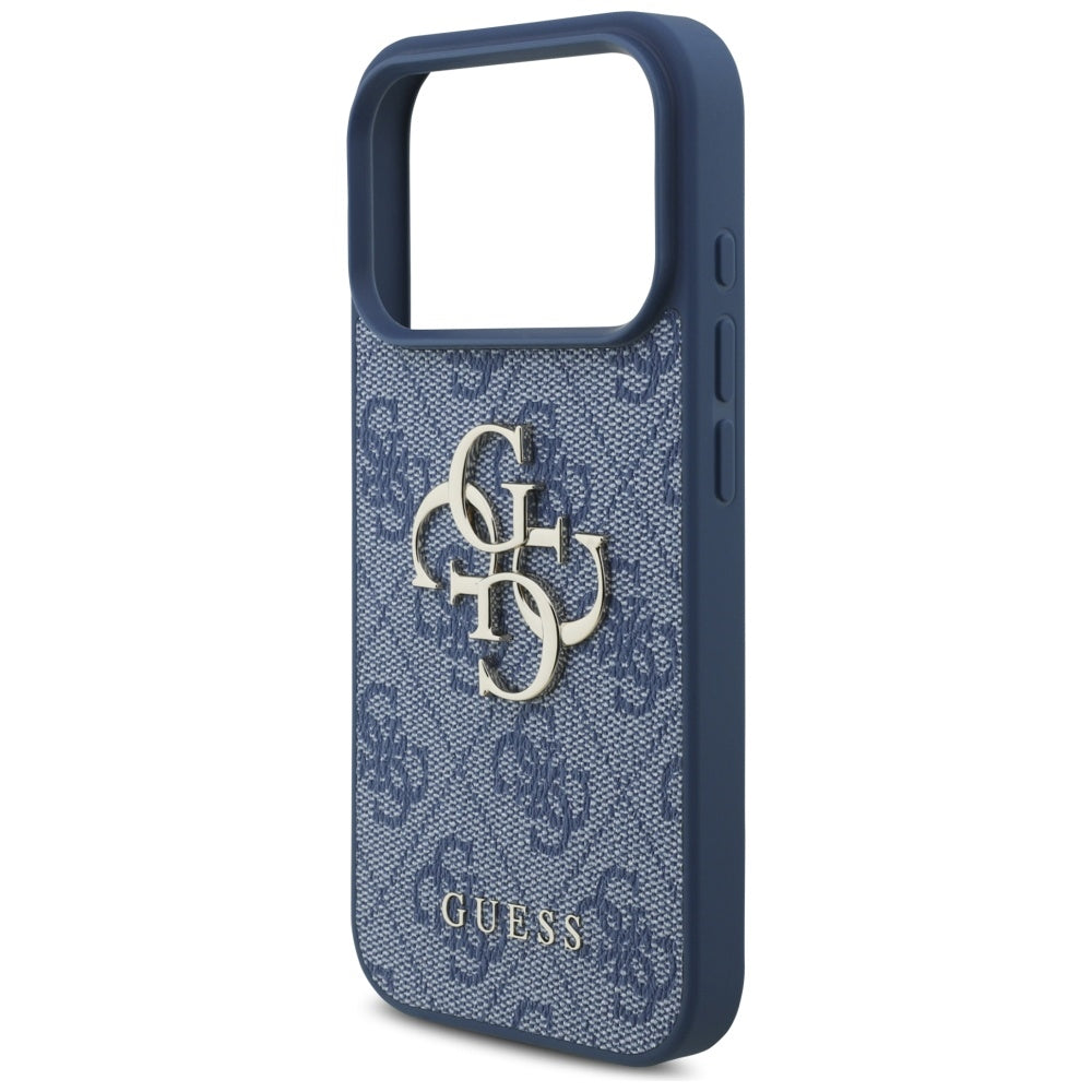 Capa para Apple iPhone 17 Pro, Guess, 4G Big Logo, Azul
