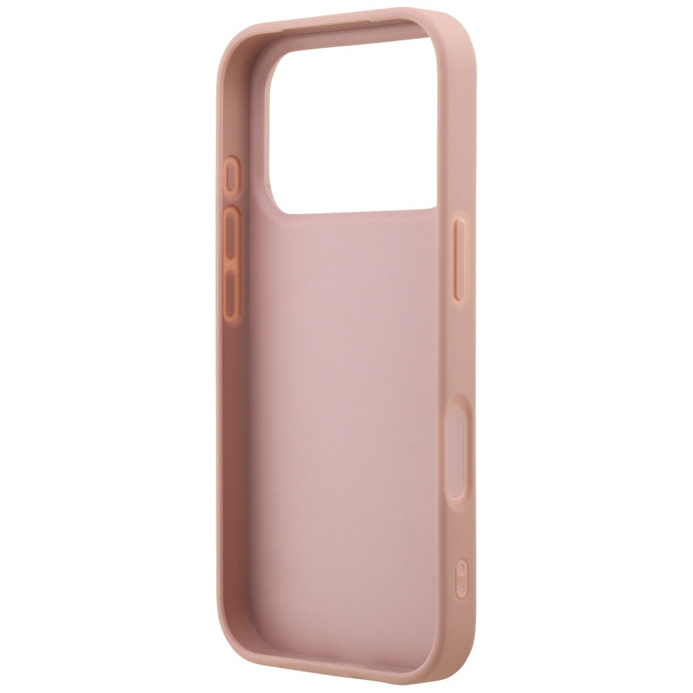 Capa para Apple iPhone 17 Pro, Guess, Fixed Glitter Big 4G, Rosa