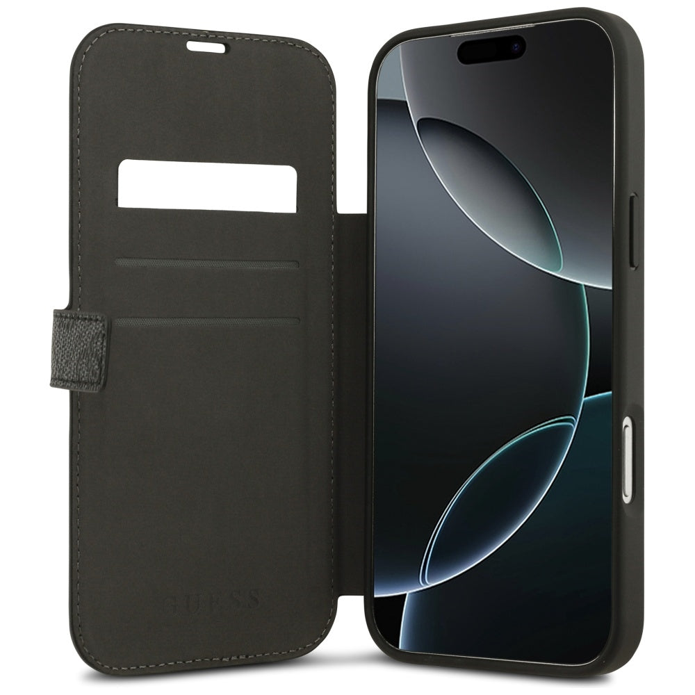 Capa para Apple iPhone 17 Pro Max, Guess, Logo Metal 4G, Preta