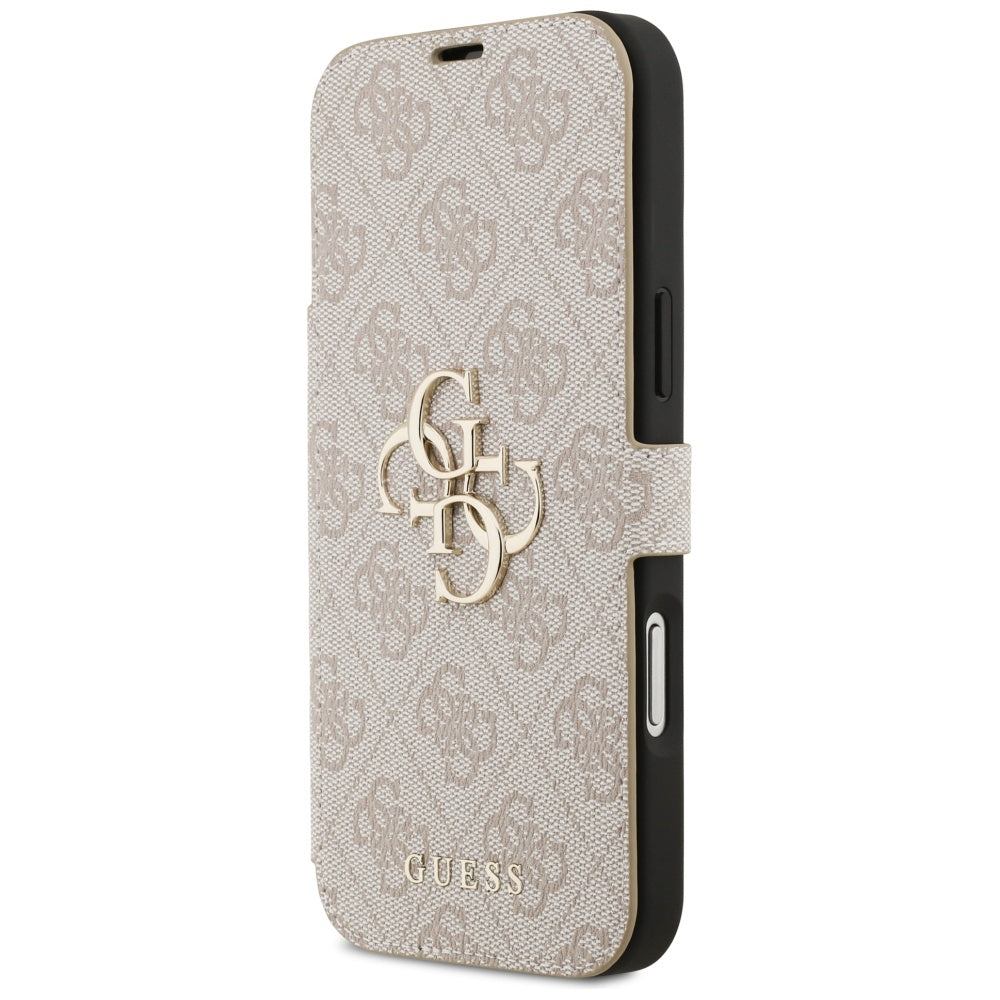 Capa para Apple iPhone 17 Pro Max, Guess, Logo Metal 4G, Rosa