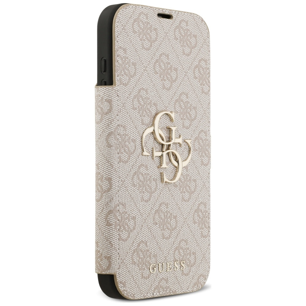 Capa para Apple iPhone 17 Pro Max, Guess, Logo Metal 4G, Rosa