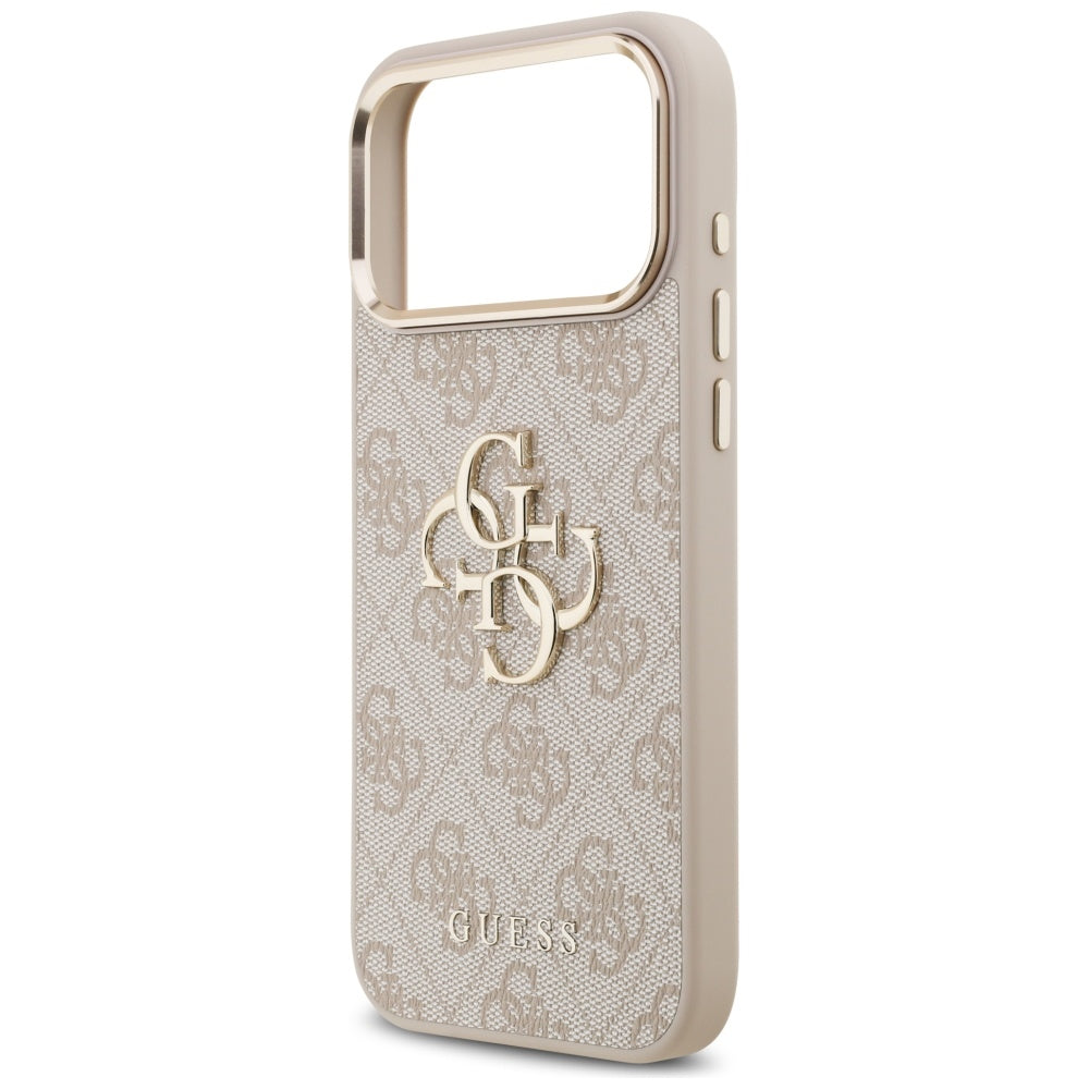 Capa para Apple iPhone 17 Pro Max, Guess, Big 4G Logo Classic, Rosa Dourado