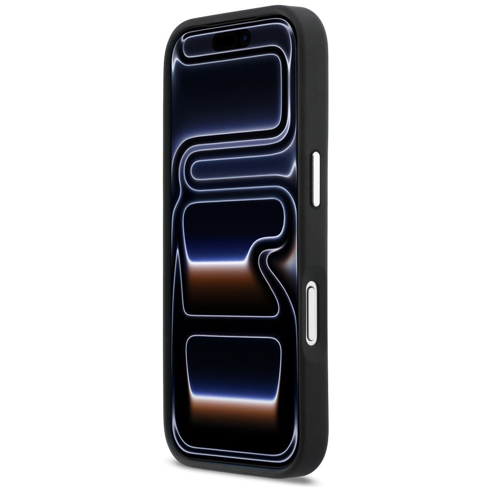 Capa para Apple iPhone 17 Pro Max, Karl Lagerfeld, Estampa Karl & Choupette com Bolso, Preta