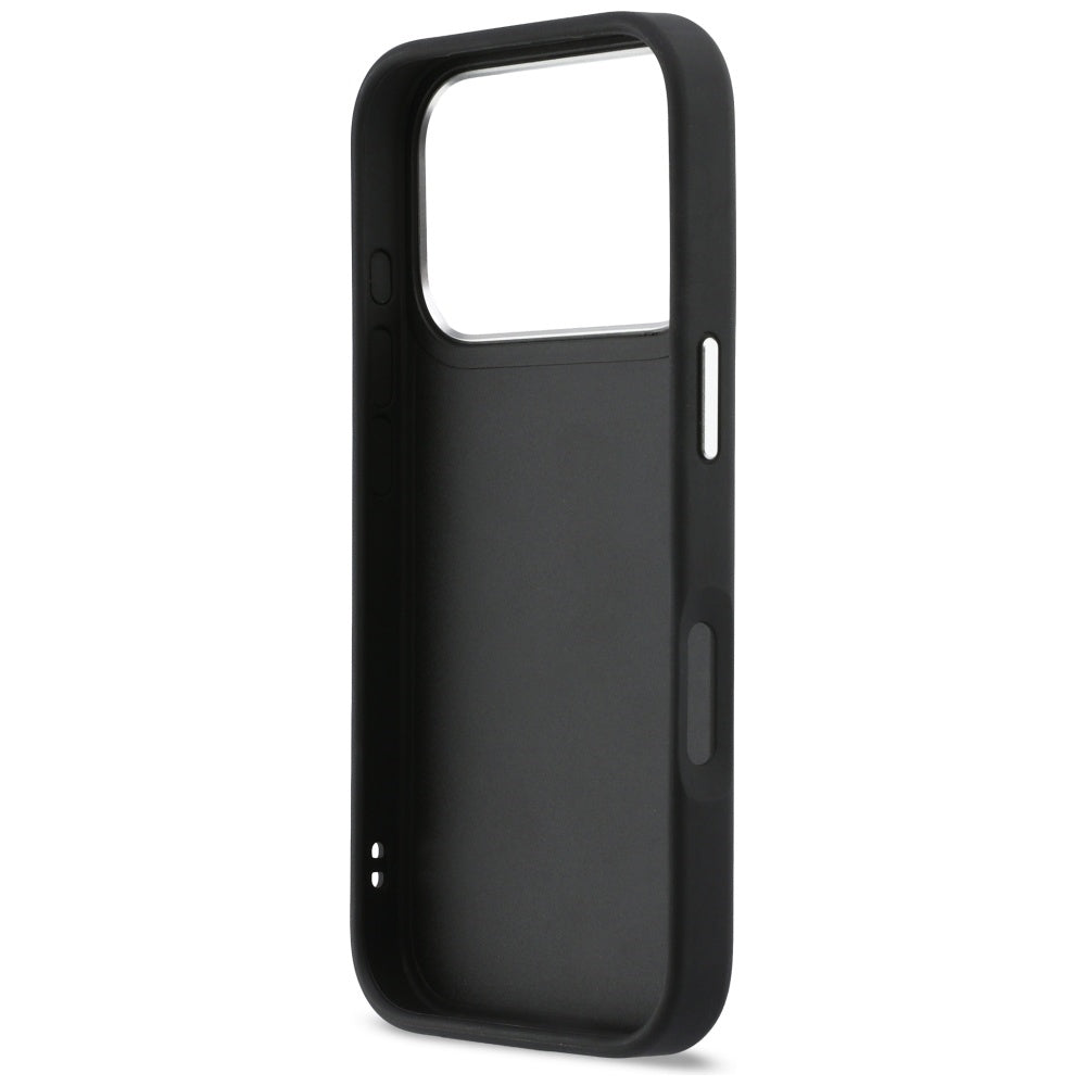 Capa para Apple iPhone 17 Pro Max, Karl Lagerfeld, Estampa Karl & Choupette com Bolso, Preta