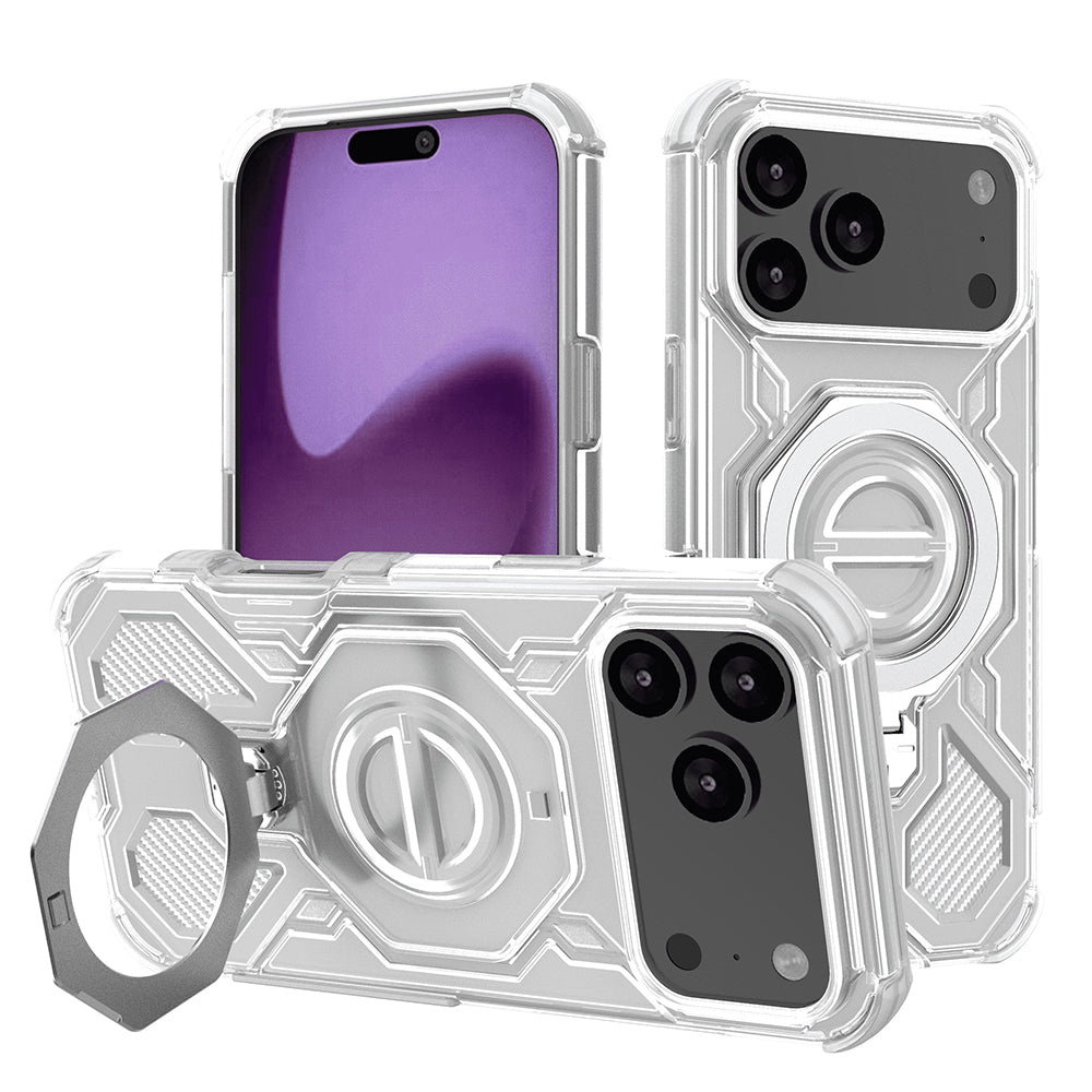 Capa para Apple iPhone 17 Pro Max, Techsuit, Carbon Shield Pro, Branca
