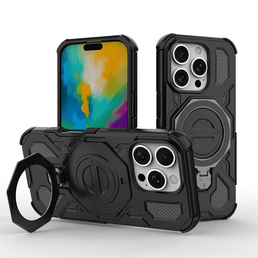 Capa para Apple iPhone 17 Pro Max, Techsuit, Carbon Shield Pro, Preta.