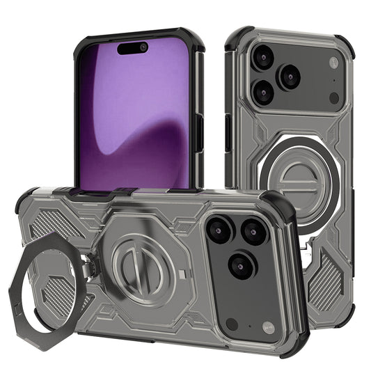 Capa para Apple iPhone 17 Pro Max, Techsuit, Carbon Shield Pro, Preto Claro