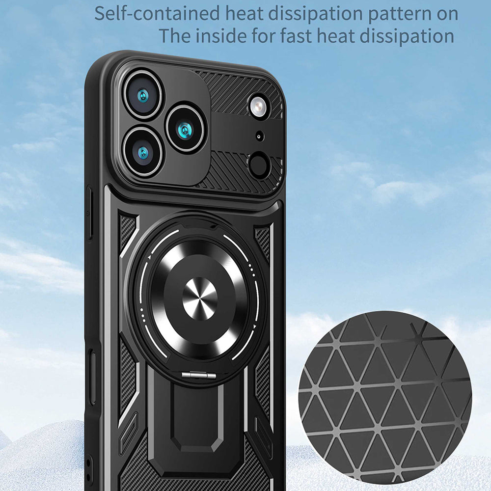 Capa para Apple iPhone 17 Pro Max, Techsuit, RuggedCam, Cinza