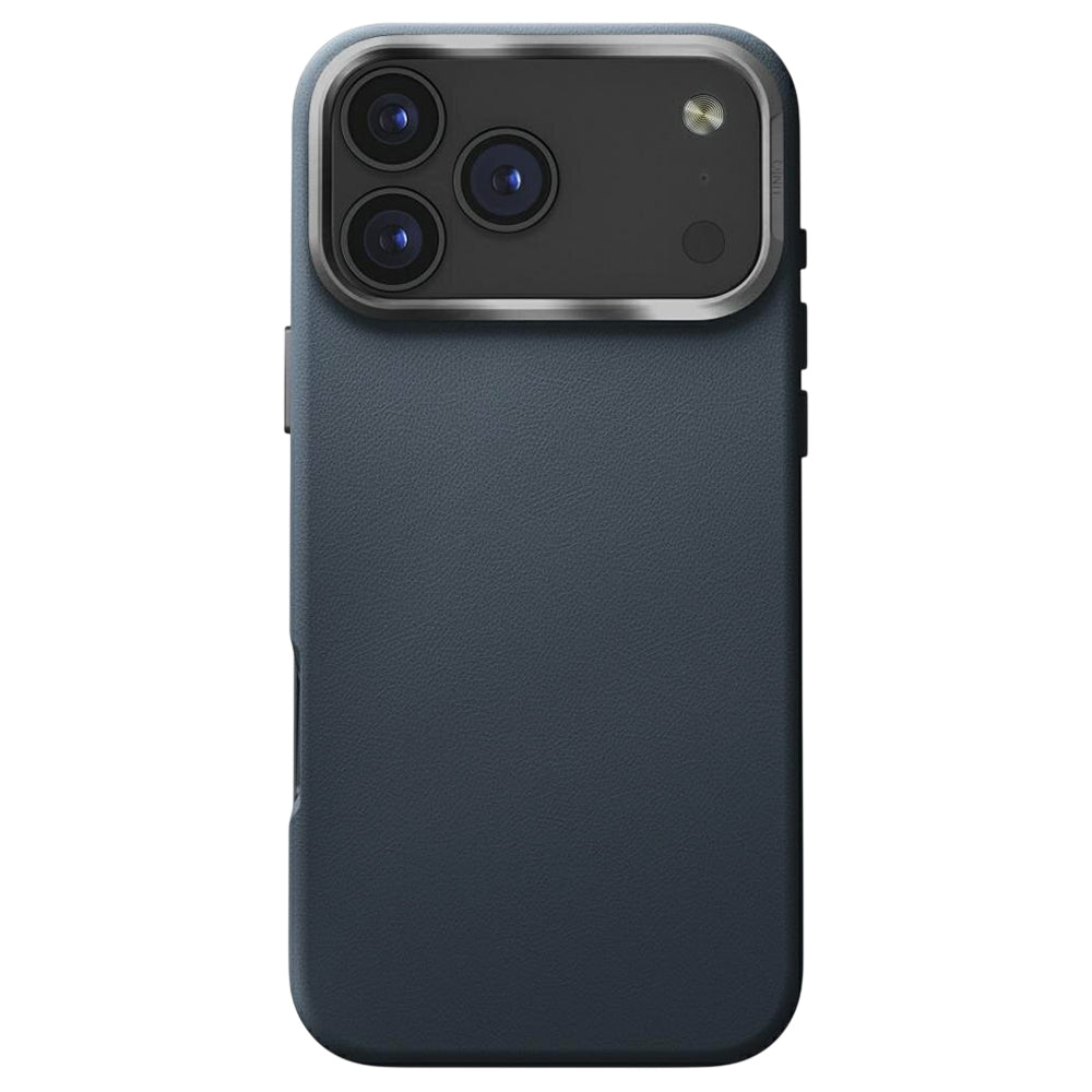 Capa para Apple iPhone 17 Pro Max, UNIQ, Lyden Leatherette, Azul