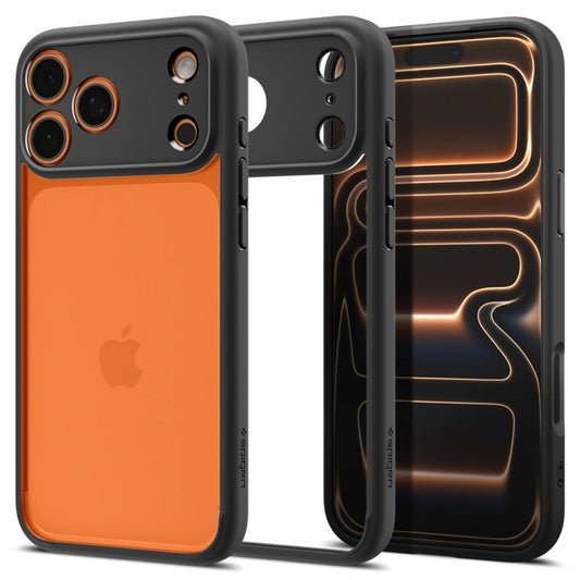 Capa para Apple iPhone 17 Pro, Spigen, Ultra Hybrid, Preta Fosca