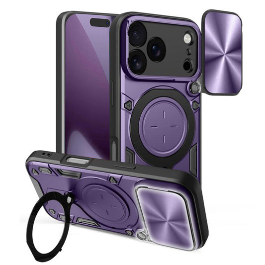 Capa para Apple iPhone 17 Pro, Techsuit, CamGuard Pro, Roxo