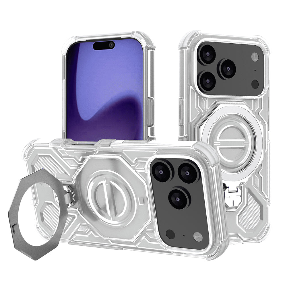 Capa para Apple iPhone 17 Pro, Techsuit, Carbon Shield Pro, Branca.