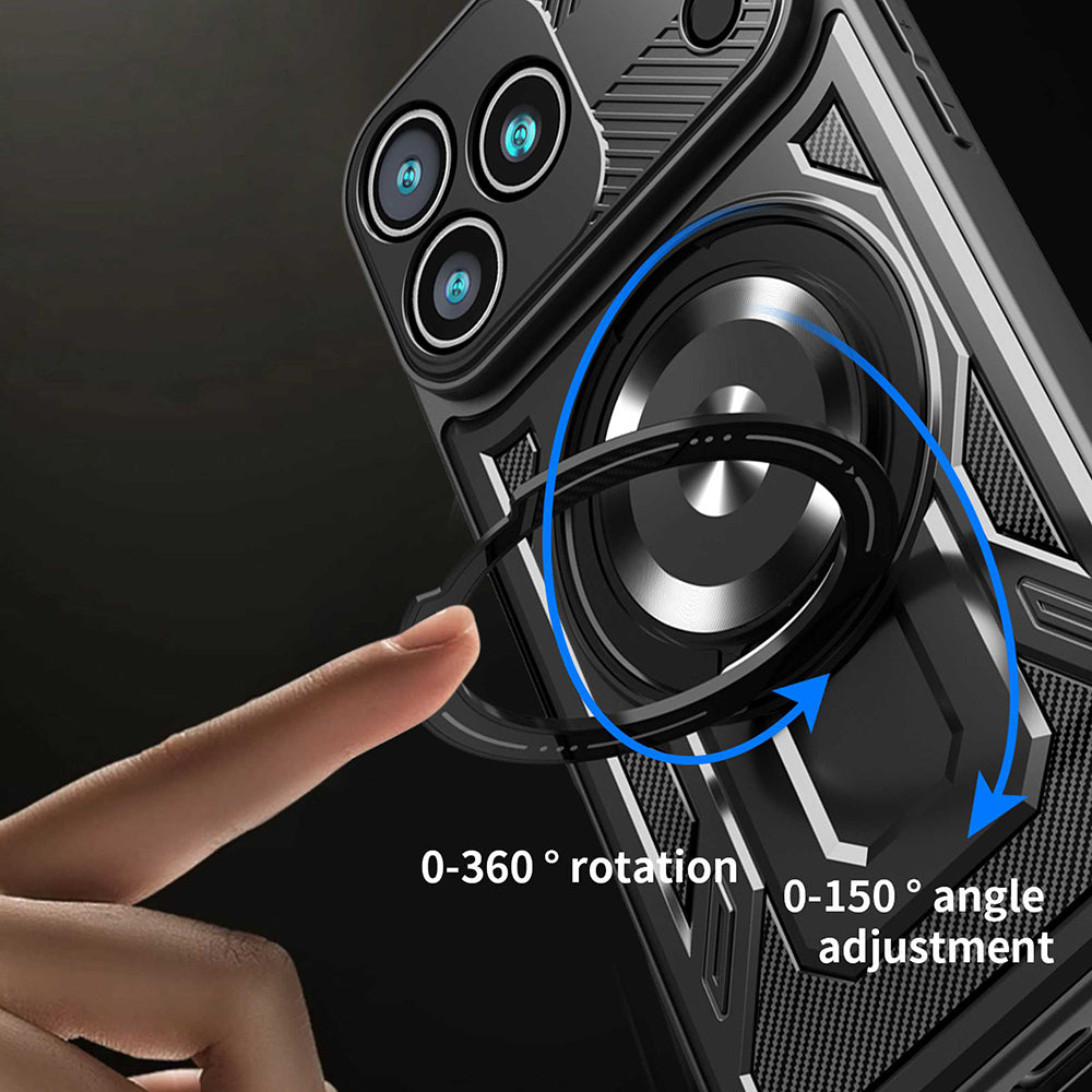 Case for Apple iPhone 17 Pro, Techsuit, RuggedCam, Purple