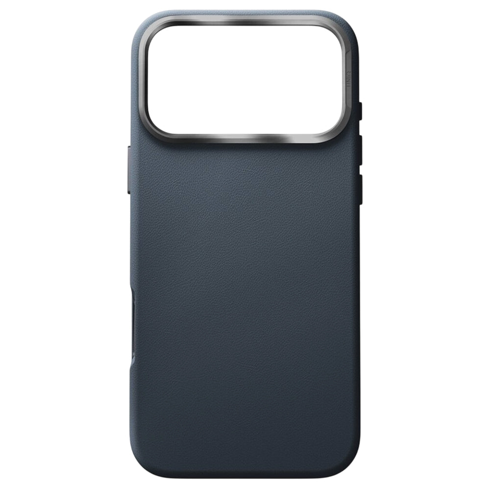 Capa para Apple iPhone 17 Pro, UNIQ, Lyden Leatherette, Azul