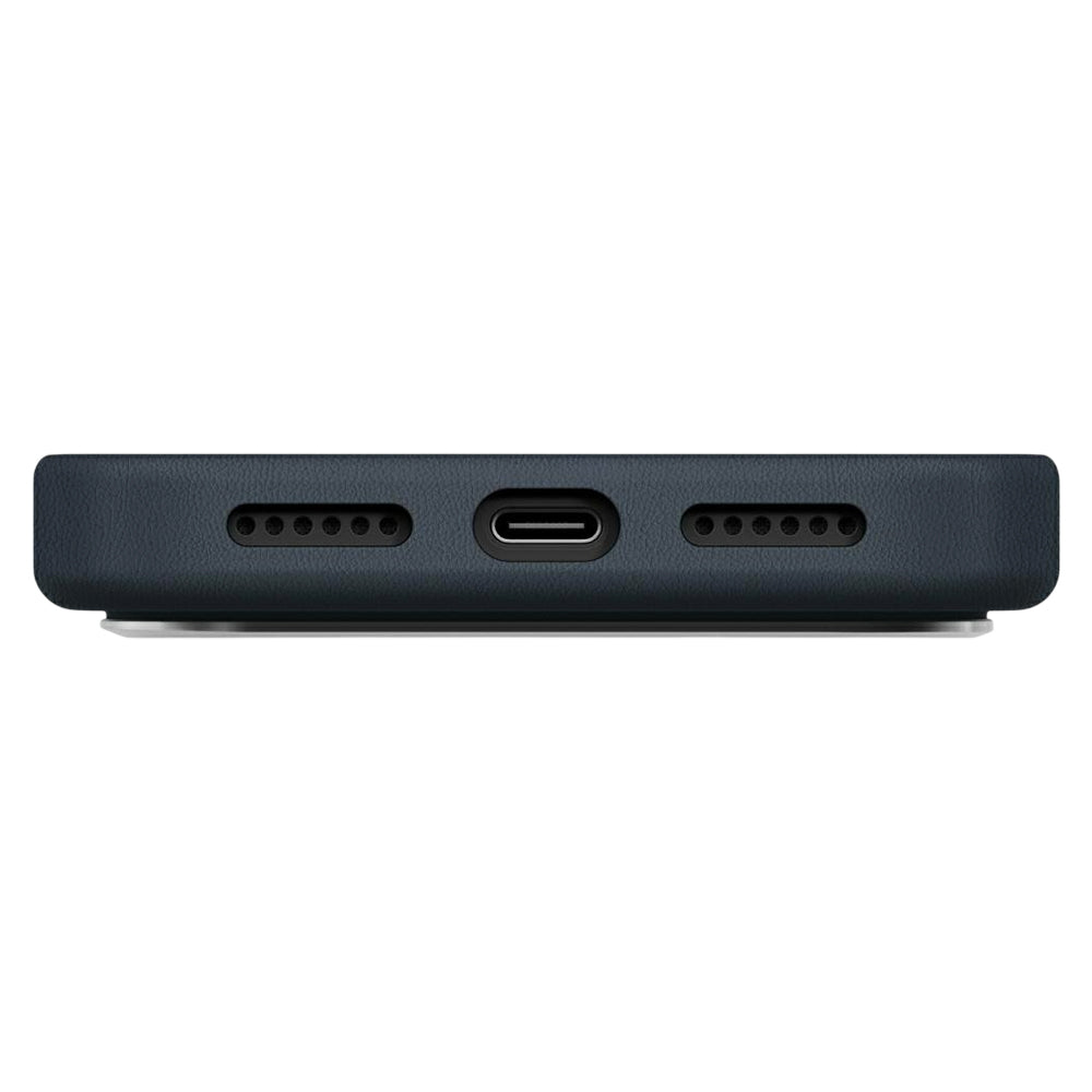 Capa para Apple iPhone 17 Pro, UNIQ, Lyden Leatherette, Azul