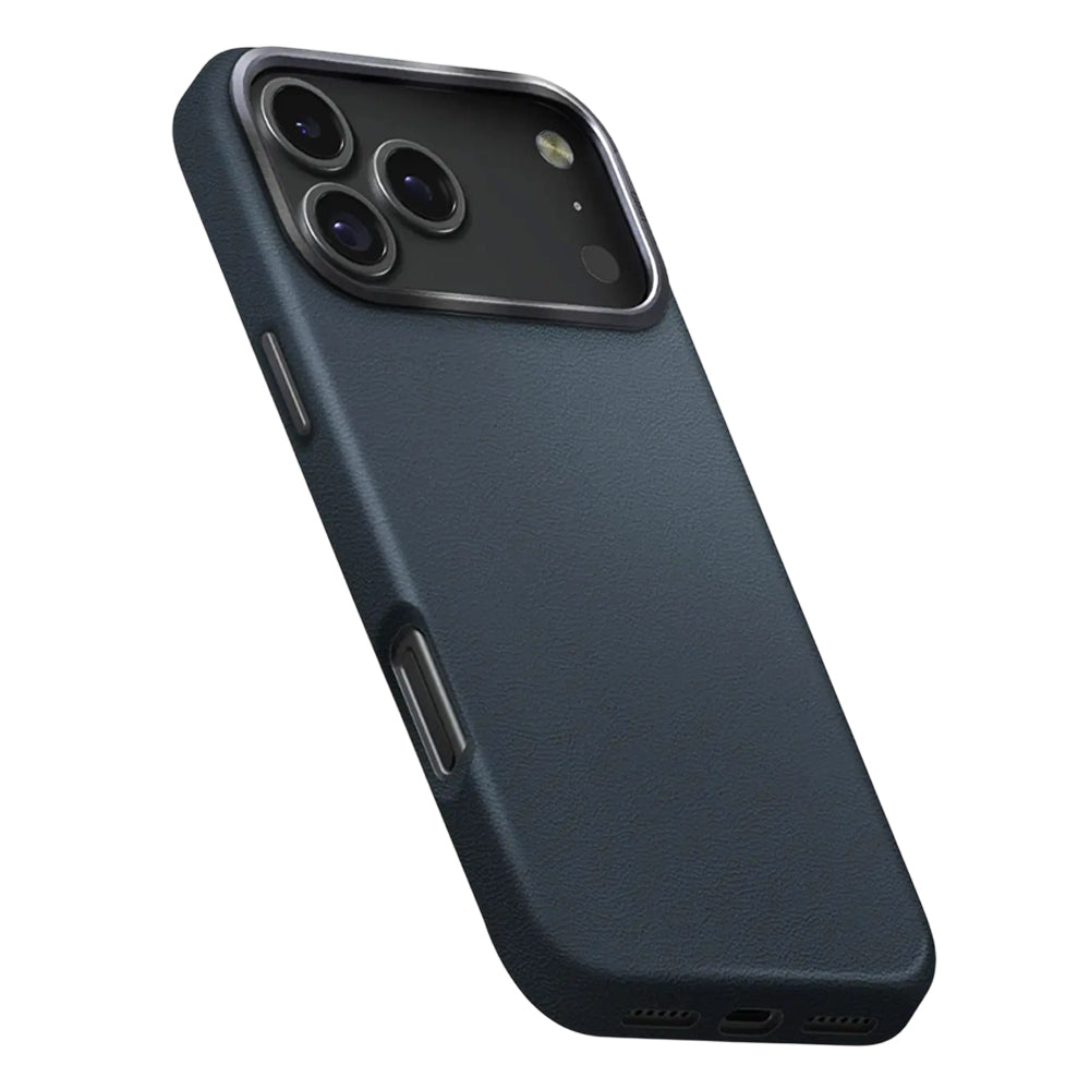 Capa para Apple iPhone 17 Pro, UNIQ, Lyden Leatherette, Azul