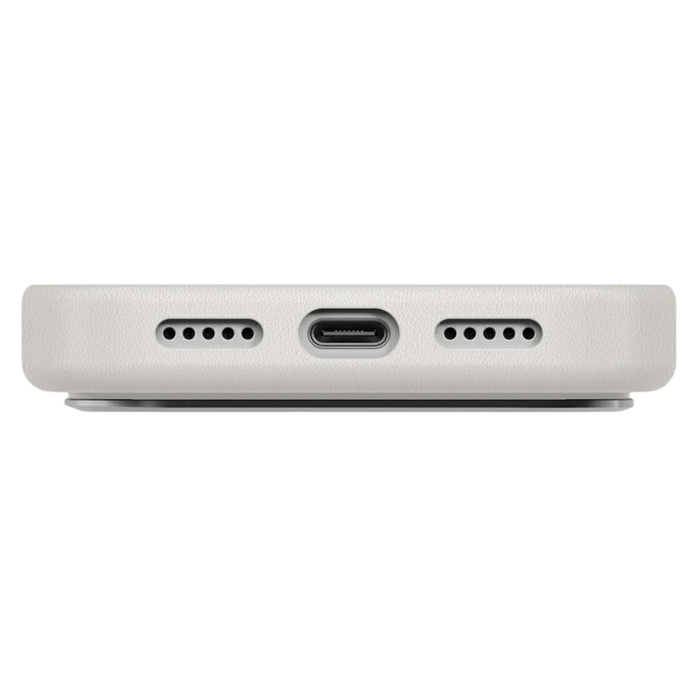Capa para Apple iPhone 17 Pro, UNIQ, Lyden Leatherette, Cinza