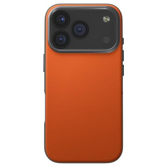Capa para Apple iPhone 17 Pro, UNIQ, Lyden Leatherette, Bege Laranja