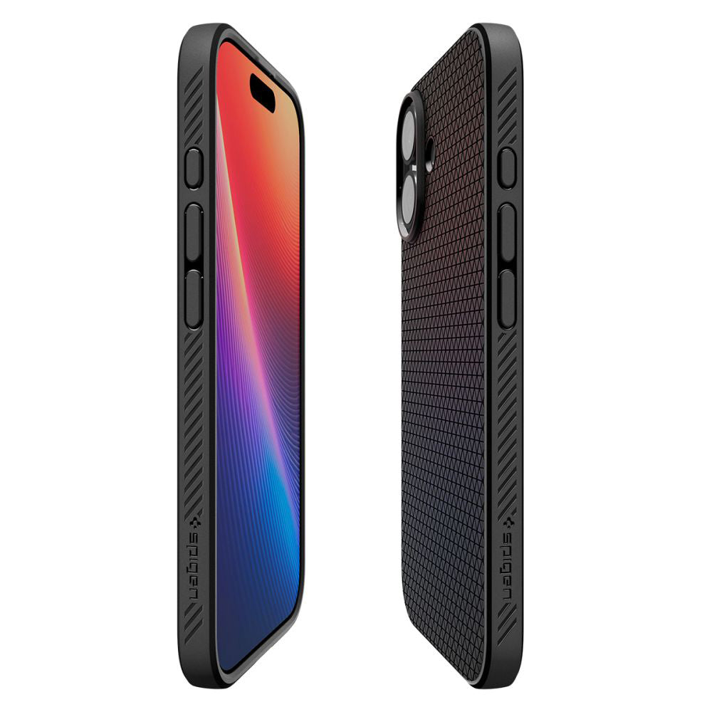 Capa para Apple iPhone 17, Spigen, Liquid Air, Preta Fosca ACS10369