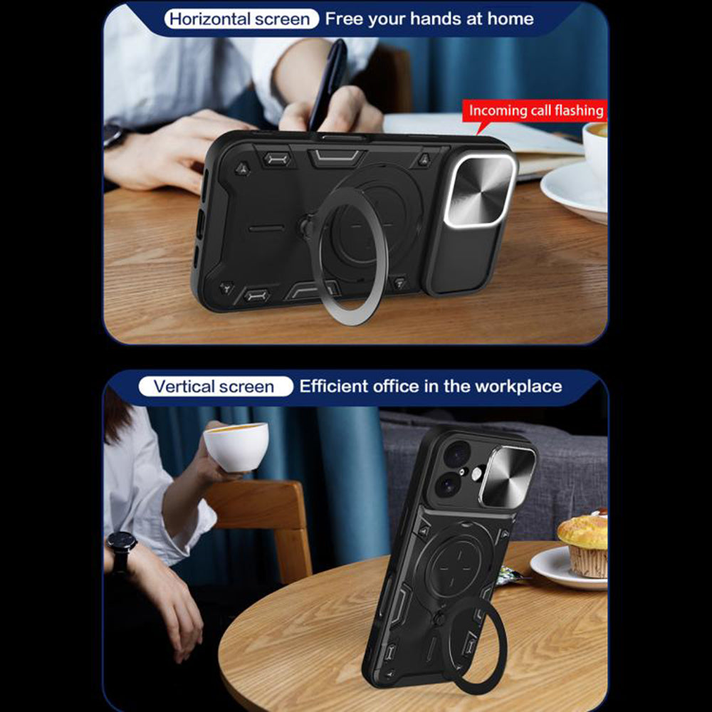 Capa para Apple iPhone 17, Techsuit, CamGuard Pro, Vermelha