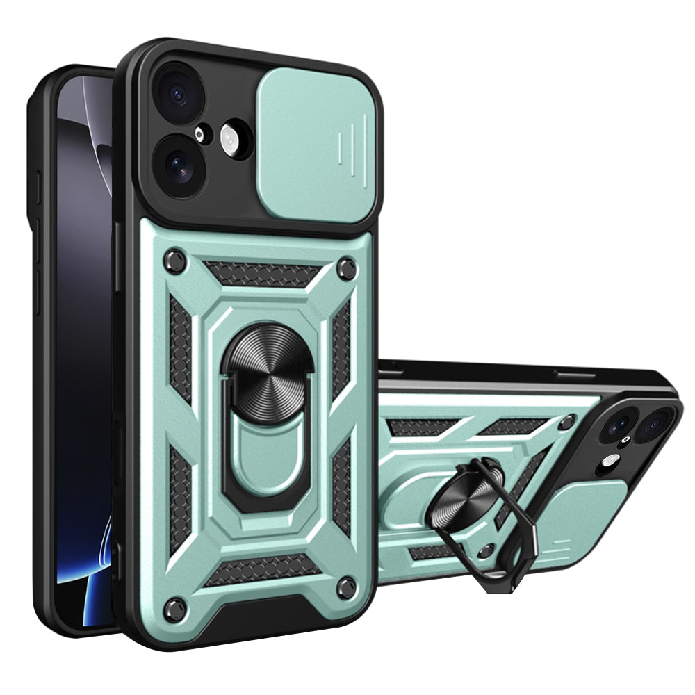 Capa para Apple iPhone 17, Techsuit, CamShield, Verde