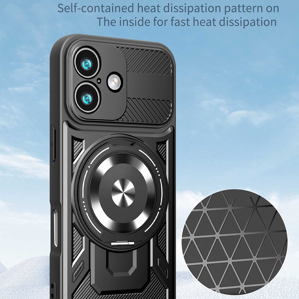 Capa para Apple iPhone 17, Techsuit, RuggedCam, Cinza