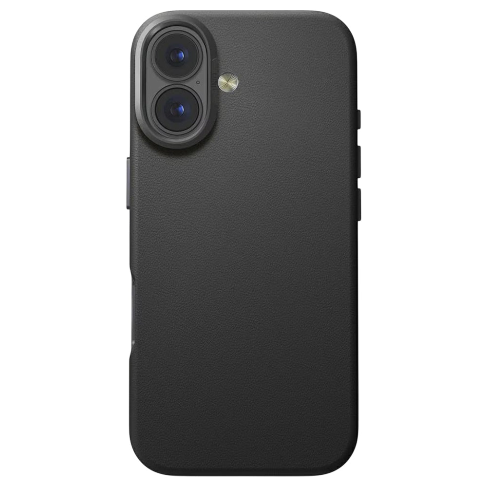 Capa para Apple iPhone 17, UNIQ, Lyden Leatherette, Preta