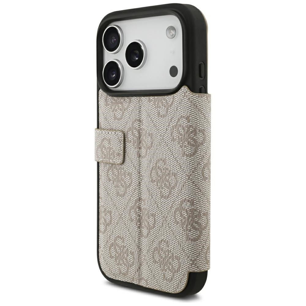 Capa para Apple iPhone 18 Pro / 17 Pro, Guess, 4G Metal Logo, Rosa